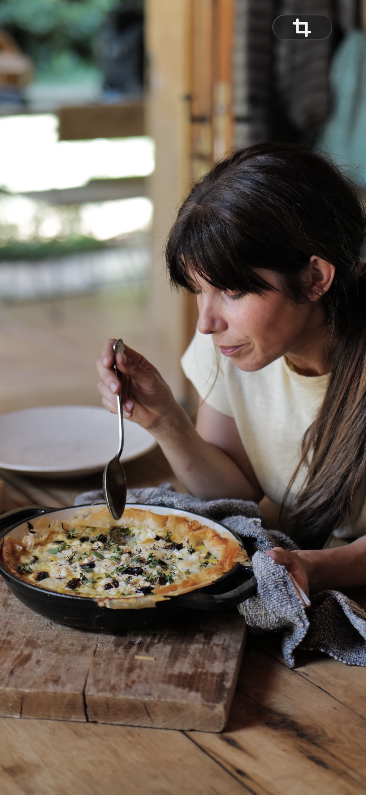 Quiche de Bacallà i olivada amb pasta filo